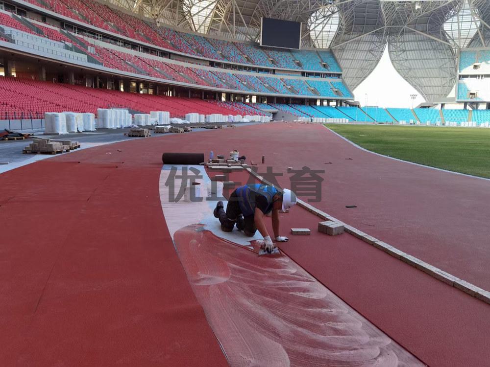 湖南预制型橡胶跑道每平方米的价格